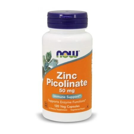 NOW Foods Zinc Picolinate 50mg, 60 VCaps