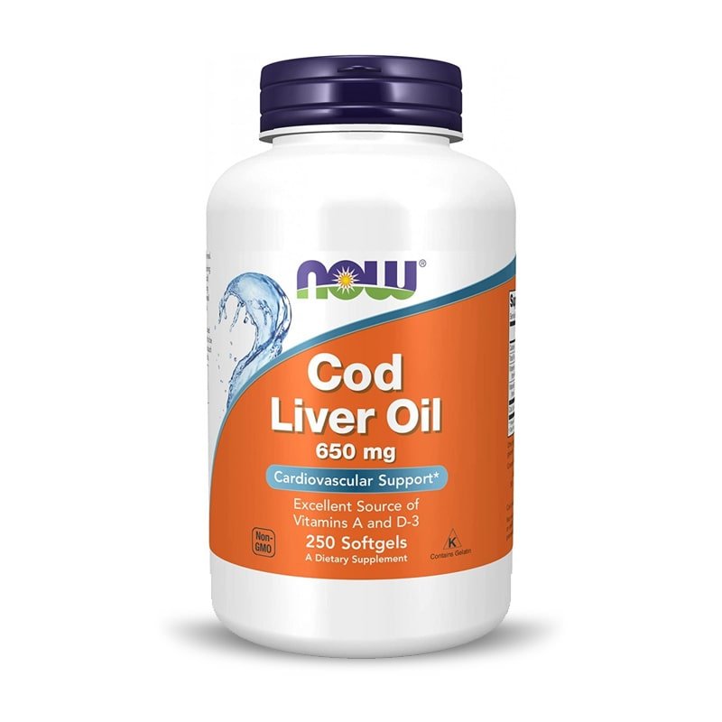 Now Foods, COD LIVER OIL 650MG, 250 Softgels