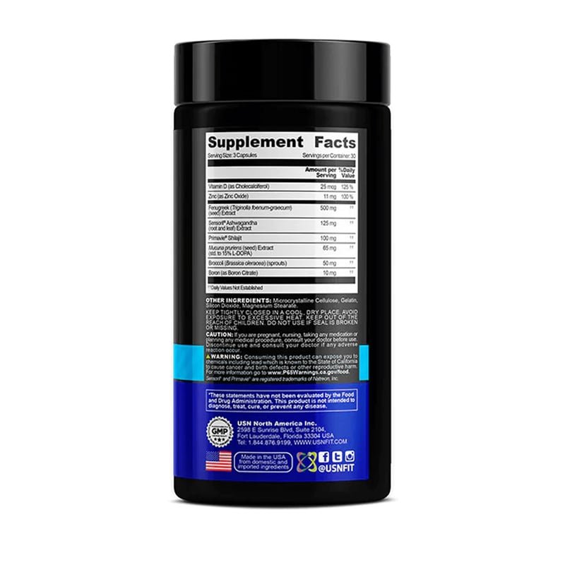 USN, TEST GH, Booster de test, 90 capsules – Image 2