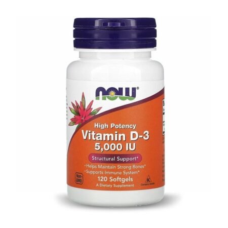 Vitamine D3 5000UI - Now Foods