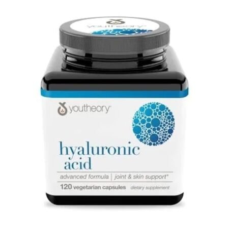 Youtheory Hyaluronic Acid Advanced avec Boswellia, 60 pièces