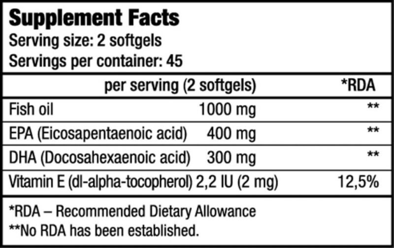 Oméga 3  90 Softgels - Biotech USA – Image 3
