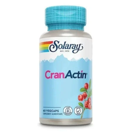 Solaray Cranactin Canneberge 400mg Voies Urinaires Capsules Végétales B/60
