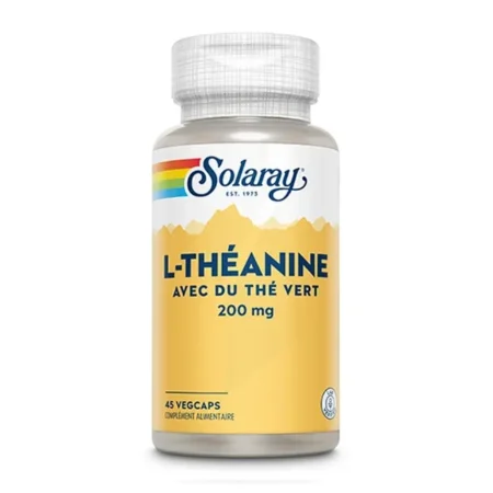 Solaray L-théanine 200mg Capsules Végétales B/45