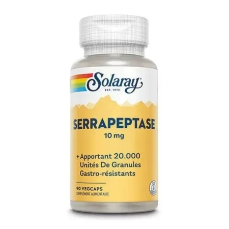 Solaray Serrapeptase 10mg Capsules Végétales B/90 Gastro Entérique