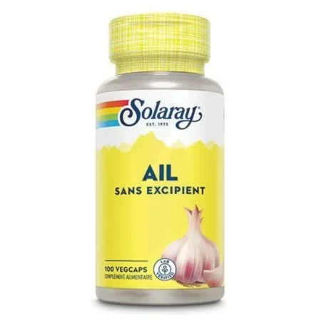 Solaray Ail 600mg Capsules Végétales B/100