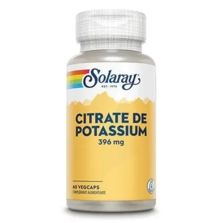 Solaray Potassium 396mg Capsules Végétales B/60