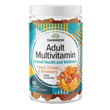 Adult Multivitamin Gummies - Peach, Orange & Strawberry