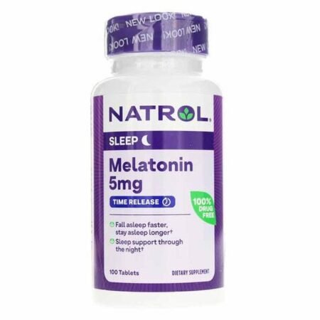 Natrol Melatonin 5 Mg Time Release Extra Strength