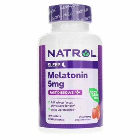 Natrol Melatonin 5 Mg Fast Dissolve Extra Strength