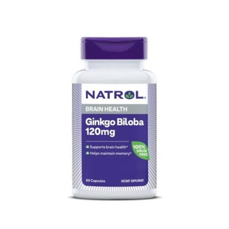 Ginkgo Biloba, 120mg - 60 caps