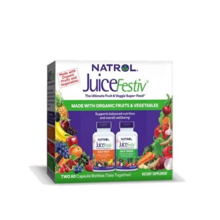JuiceFestiv, Daily Fruits & Veggie - 60 + 60 caps