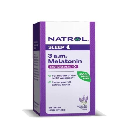 3 a.m. Melatonin Fast Dissolve, Lavender Vanilla - 60 tablets
