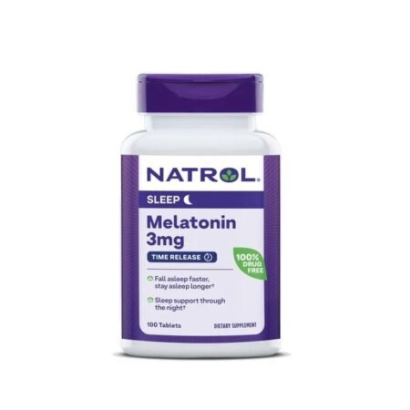 Melatonin Time Release, 3mg - 100 tablets