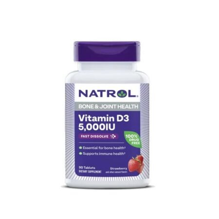 Vitamin D3 Fast Dissolve, 5000IU - 90 tablets