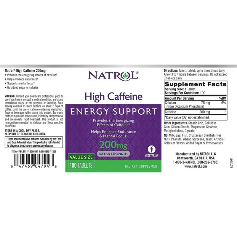 Guarana 200mg 90cps – Image 3